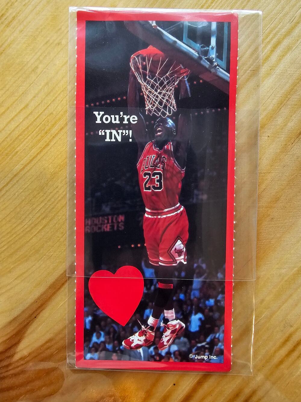 Michael Jordan 1991 Cleo Valentines - Jump Inc - NBA Properties - You're IN!